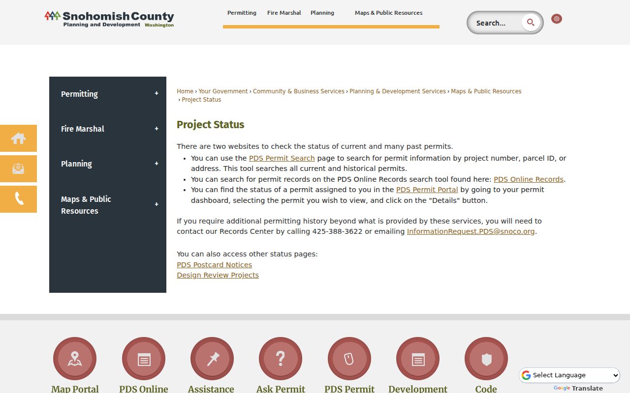 Eastmont residents directory county permit search