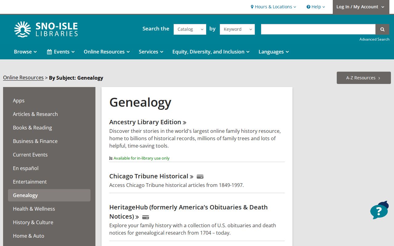 Eastmont city directory genealogy resources from Sno-Isle Libraries